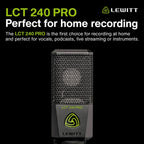 Lewitt LCT 240 Pro Black Condenser Microphone
