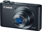 Canon 6351B001 PowerShot S110 12MP Digital Camera Black