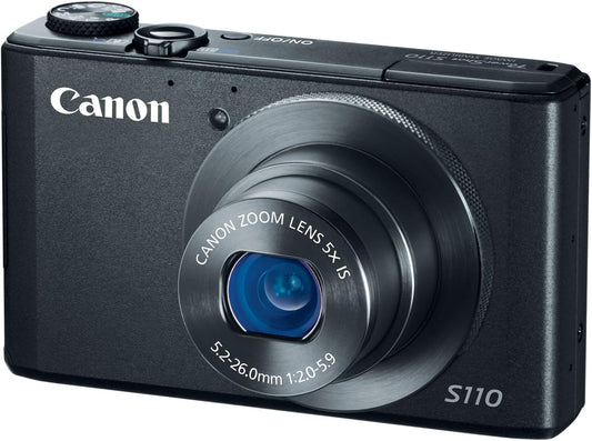 Canon 6351B001 PowerShot S110 12MP Digital Camera Black