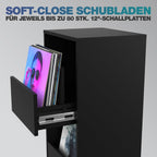 Glorious 247178 Vinyl Vault Record Collection Storage Cabinet