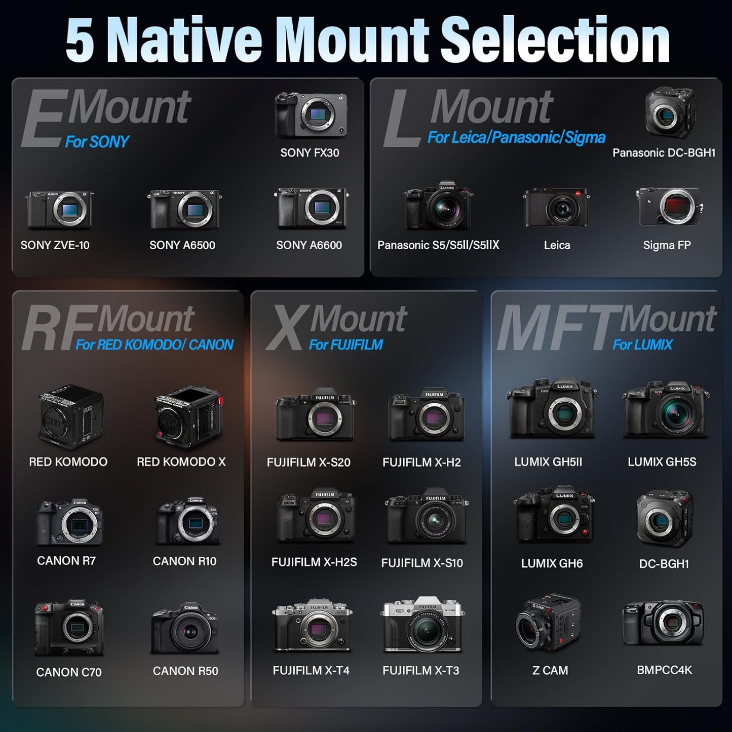 Sirui MS75L-B-AM Night Walker 75mm T1.2 Cine Lens - L Mount