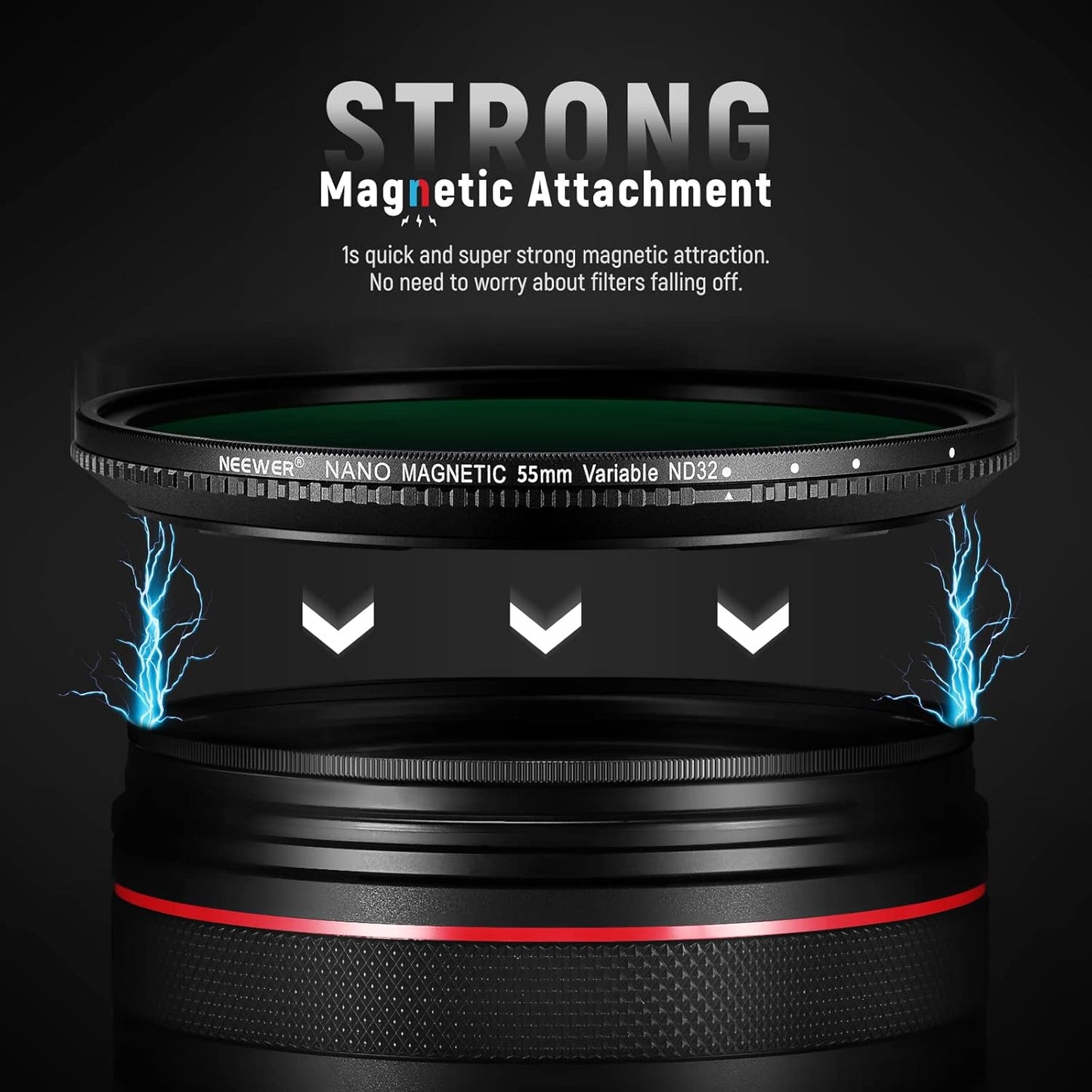 Neewer 10101605 55mm Magnetic Variable ND Filter