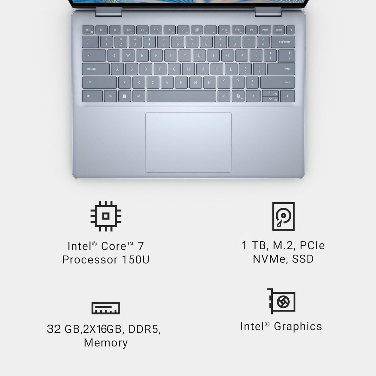 Dell Inspiron 7440 14-inch Touchscreen 2-in-1 Laptop