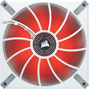 Corsair CO-9050129-WW ML140 LED Elite Fan: 140mm, White Frame