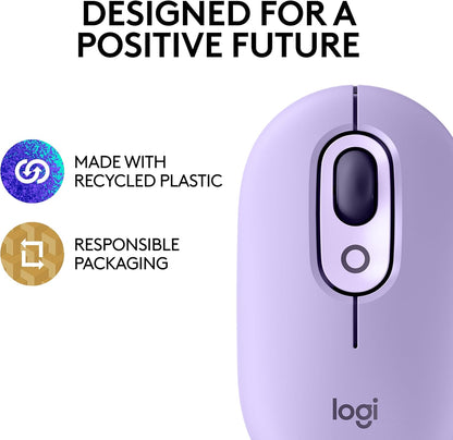 Logitech 910-006624 POP Wireless Mouse - Cosmos