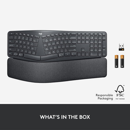 Logitech 920-009166 ERGO K860 Wireless Ergonomic Keyboard