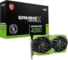 MSI RTX 4060 GAMING X NV EDITION 8G GeForce Graphics Card