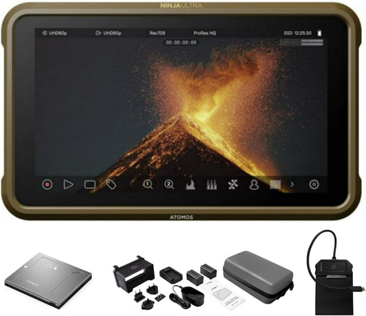 Atomos Ninja Ultra 4K HDR Monitor Recorder Bundle