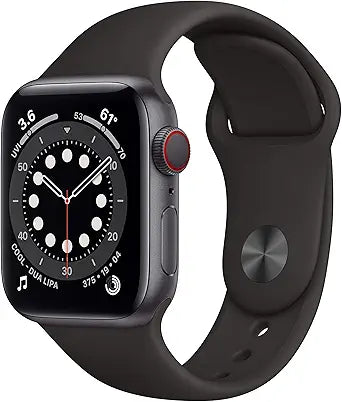 Apple Series 6 Watch - GPS + Cellular, 40mm, Space Gray Aluminum