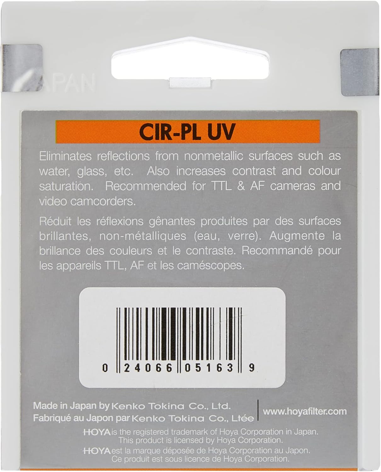 Hoya Y7POLC052 52mm HRT Circular Polarizer - Multi-Coated Filter