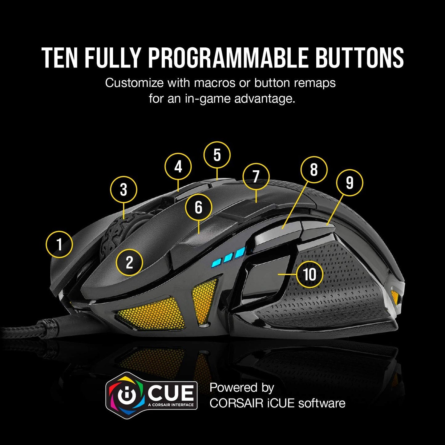 Corsair CH-9306011-NA NIGHTSWORD RGB Gaming Mouse