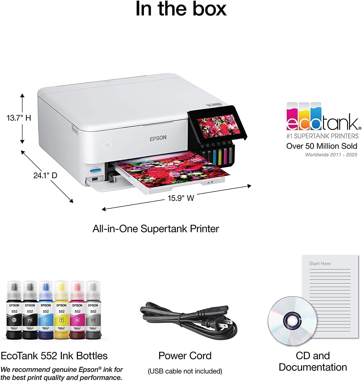 Epson ET-8500 EcoTank Photo Printer