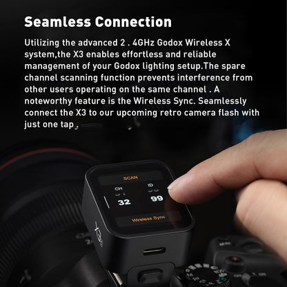 Godox X3F TTL Wireless Flash Trigger for Fuji