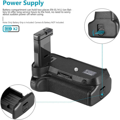Neewer 10003862 Battery Grip for Nikon DSLR