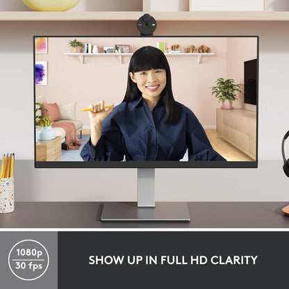 Logitech 960-001513 Brio 301 Full HD Webcam with Privacy Shutter
