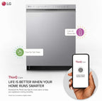 LG ADFD5448AT Smart wi-fi Enabled Dishwasher QuadWash