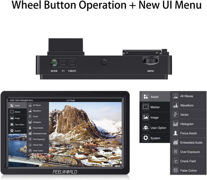 FEELWORLD FW568S 6" 3G-SDI/4K HDMI On-Camera Monitor