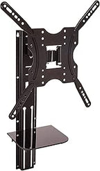 Monoprice 130346 TV Wall Mount with Equipment Shelf