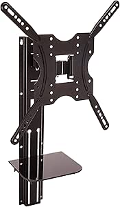 Monoprice 130346 TV Wall Mount with Equipment Shelf