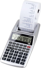 Canon 2203C001 P1-DHV-3 Printing Desktop Calculator Silver