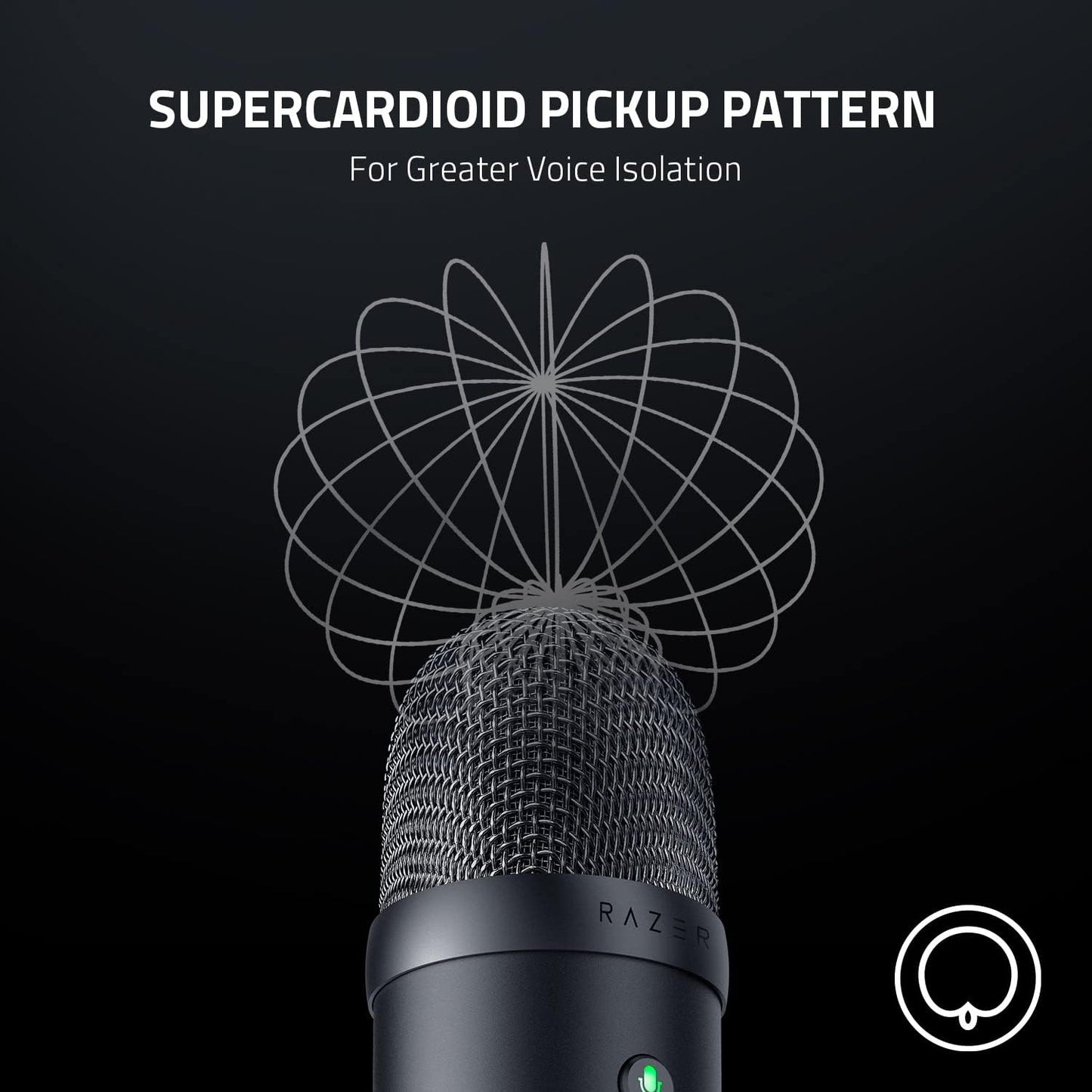 Razer Seiren V2 X USB Streaming Microphone (Renewed)