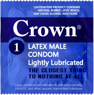 Crown CR-L-L-2100 100-Count Lubricated Latex Condoms