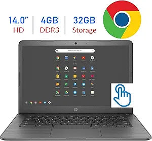 HP 14'' Touch Chromebook - Intel Celeron N3350