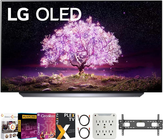 LG E6LGOLED65C1PUB 65" 4K OLED TV Bundle