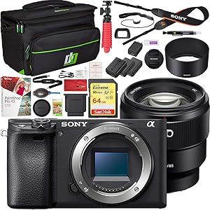 Sony E57SNILCE6400B a6400 4K Mirrorless Camera Kit — main product image