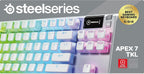 SteelSeries Apex 7 TKL Gaming Keyboard RGB Red Switch Renewed