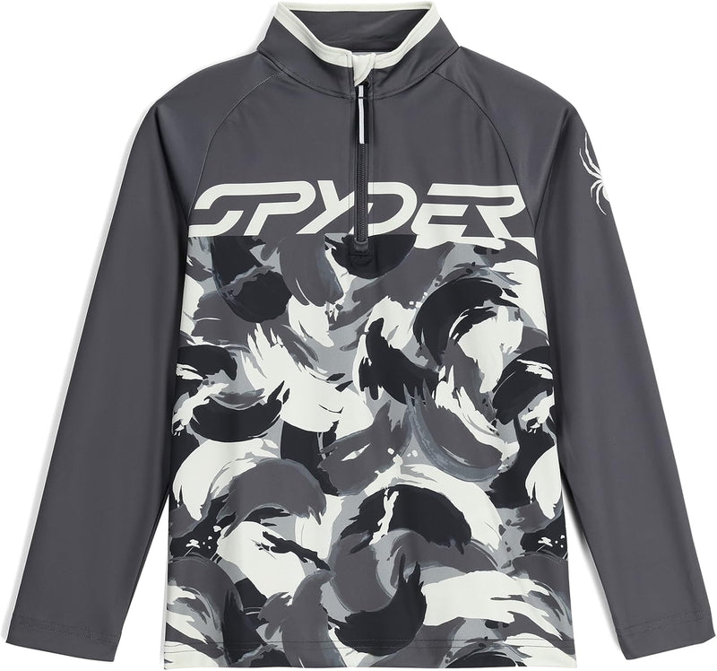 Spyder 38C015401 Boy's Camo Half Zip Base Layer — main product image
