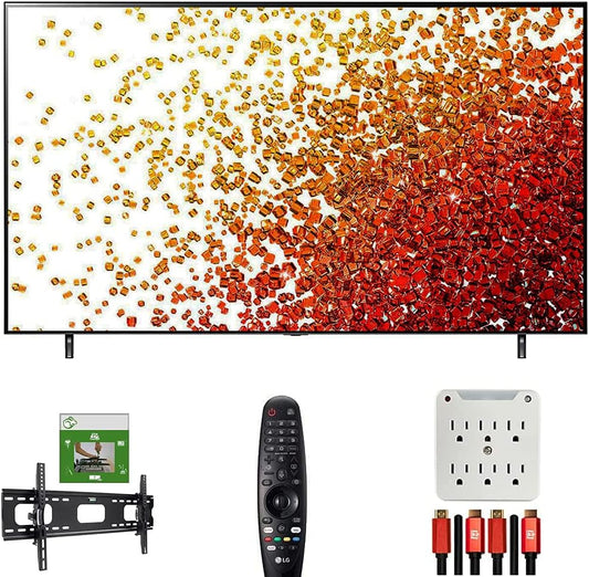 LG E23LG75NANO75UPA 75-Inch NanoCell 4K TV Bundle