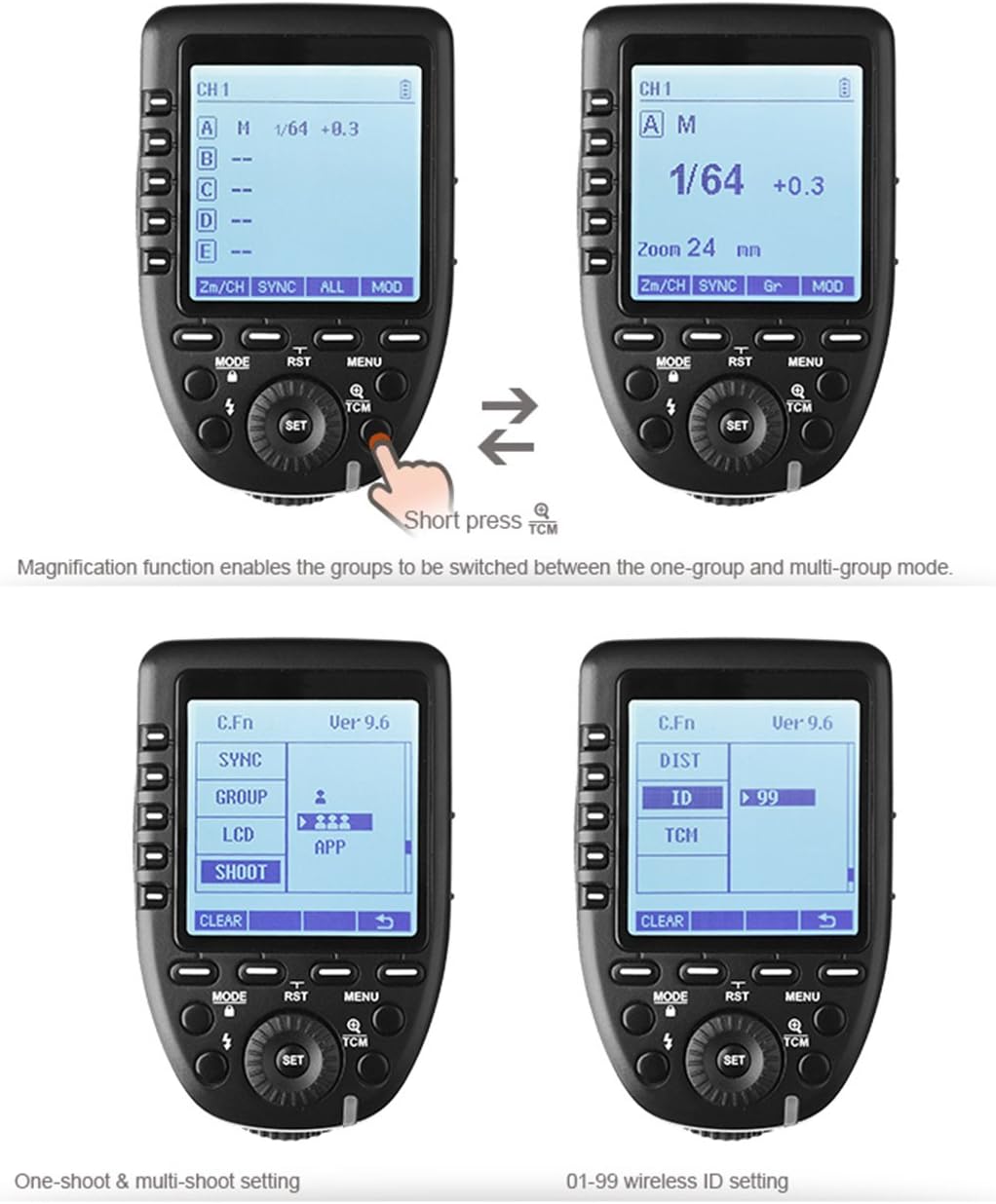 Godox GDXproO TTL Wireless Flash Trigger for Olympus