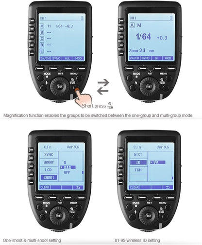 Godox GDXproO TTL Wireless Flash Trigger for Olympus