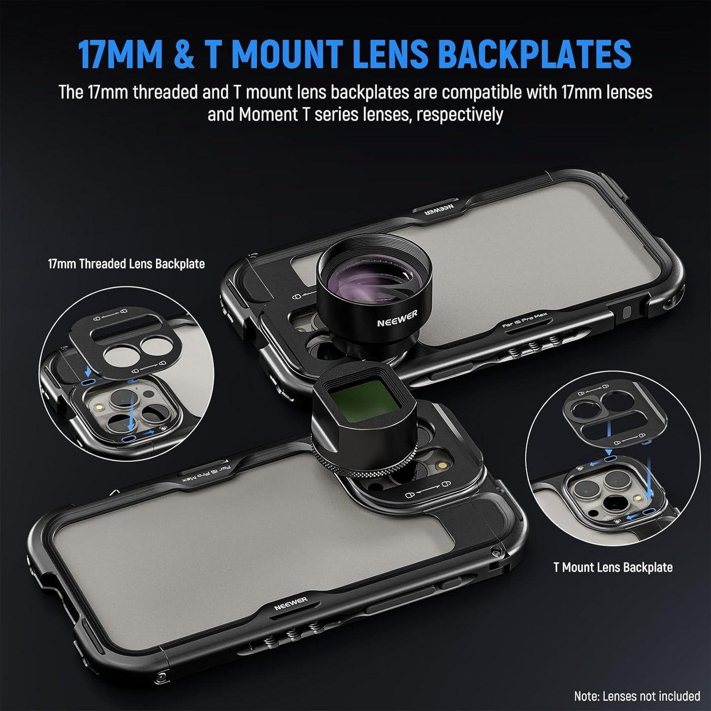 Neewer Pro Max Cage 15 Phone Video Rig Stabilizer