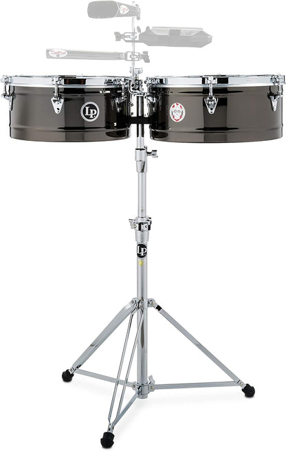 Latin Percussion LP1415-KP Karl Perazzo Black Nickel Timbales
