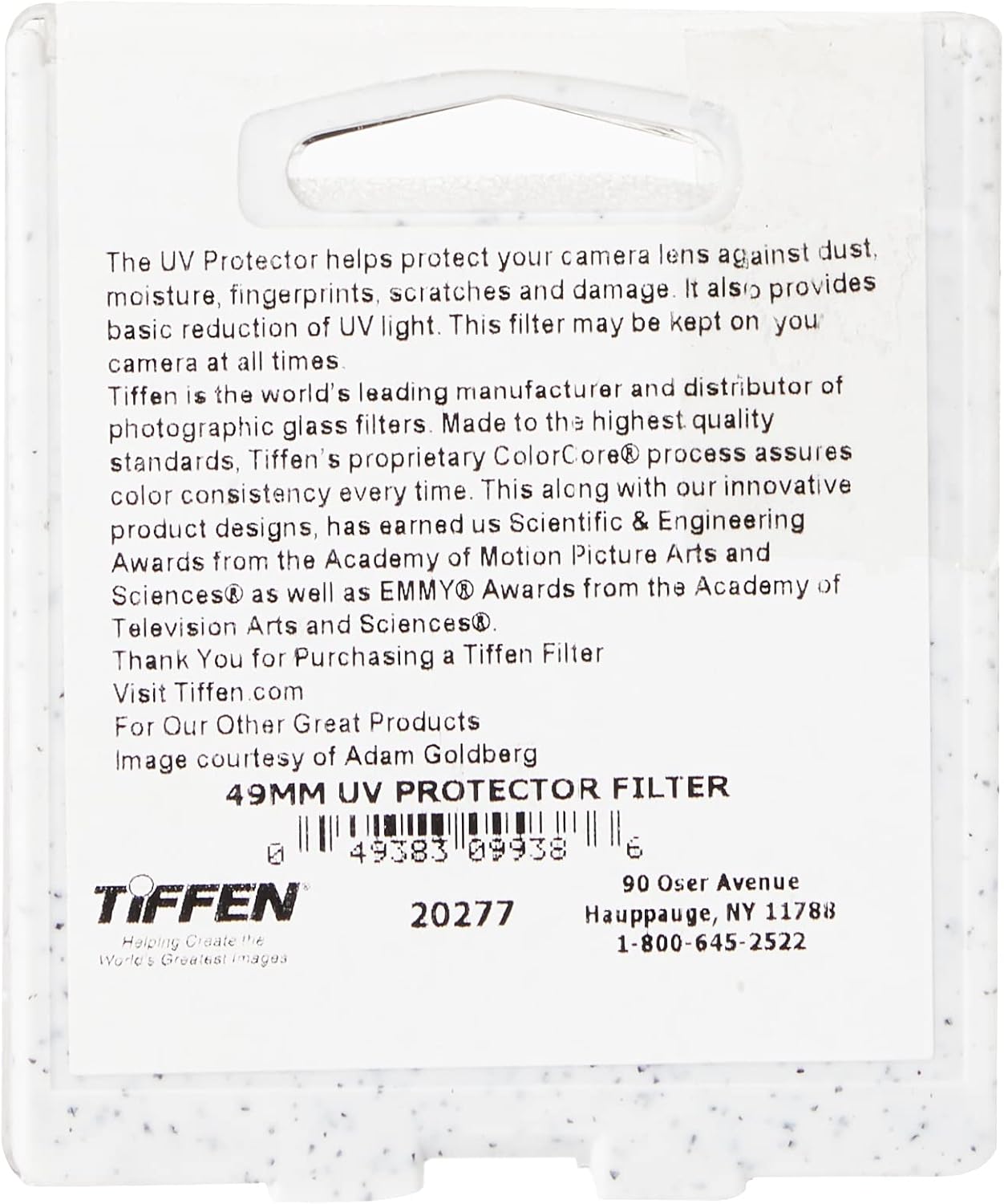 Tiffen 49UVP 49mm UV Protection Camera Lens Filter