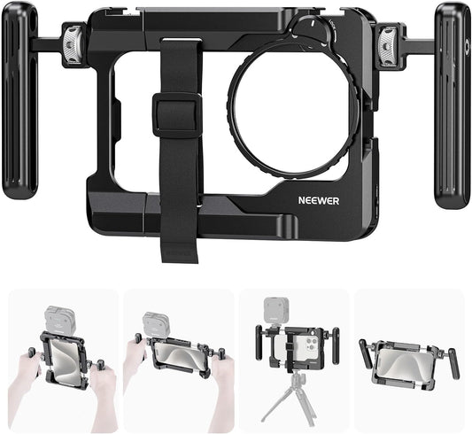 Neewer 10103499 Smartphone Video Rig with 67mm Filter Adapter