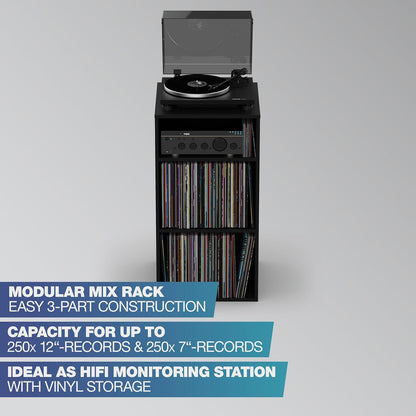 Glorious AMS-MOD-MIX-RACK-BLK Modular Mix Rack DJ Stand