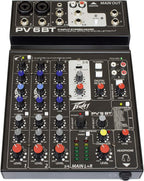 Peavey PV6BT 6-Channel Compact Mixer with Bluetooth