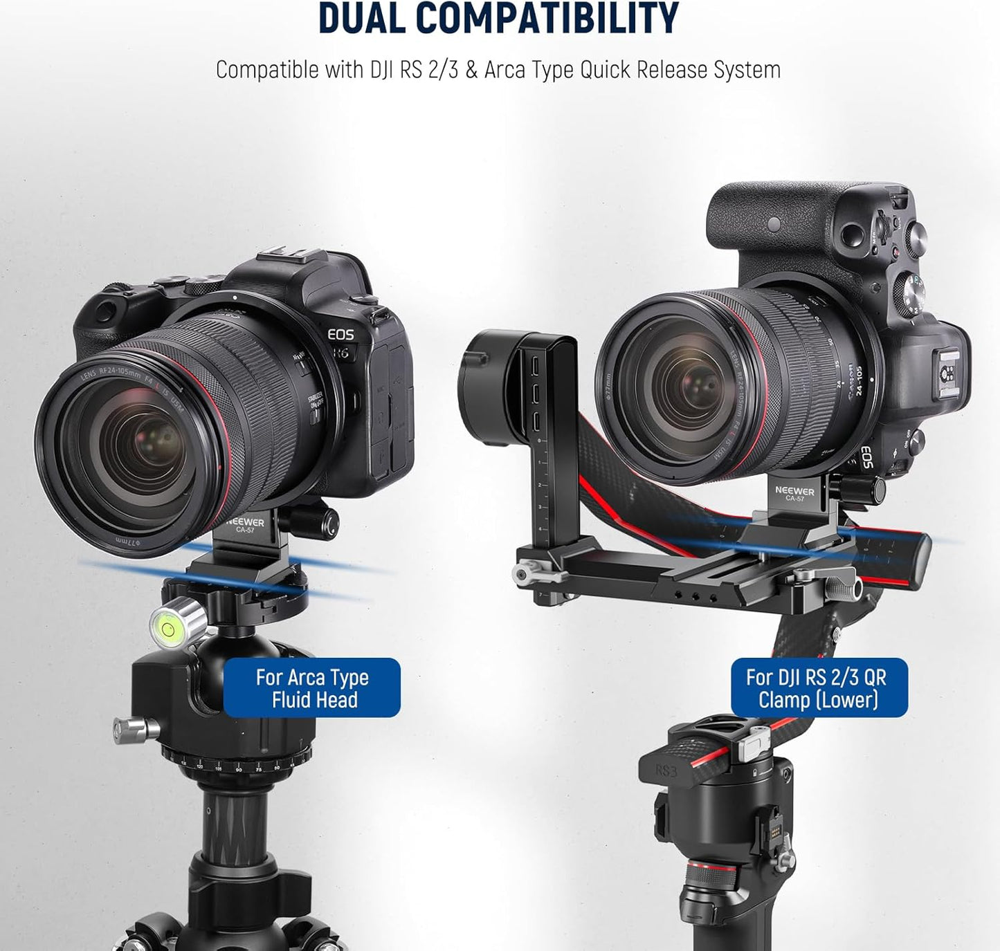 Neewer 10103205 Canon R5/R6 Rotatable Lens Collar