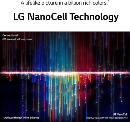 LG 75NANO90UPA & SP8YA 75" NanoCell 4K TV Soundbar