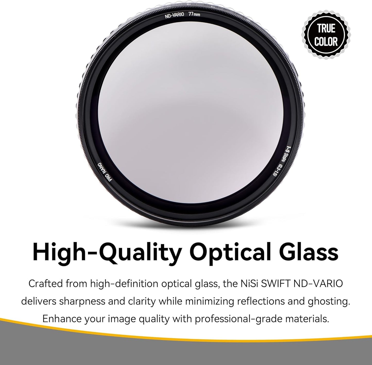 NiSi 500170 72mm True Color Variable ND Filter