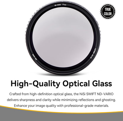 NiSi 500170 72mm True Color Variable ND Filter