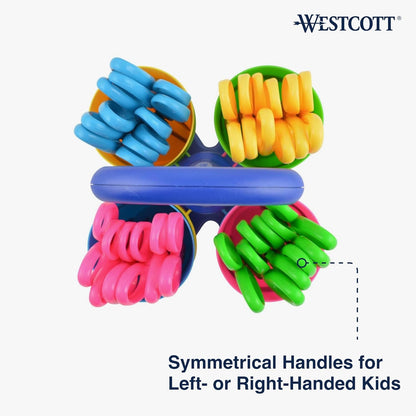 Westcott 14756 Kids' Safety Scissors and Caddy - 24 Pack