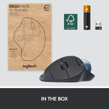 Logitech 910-006197 Ergo M575 Graphite Wireless Trackball