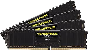 Corsair CMK32GX4M4B3600C18 Vengeance LPX 32GB - DDR4 3600MHz C18 Kit, Black