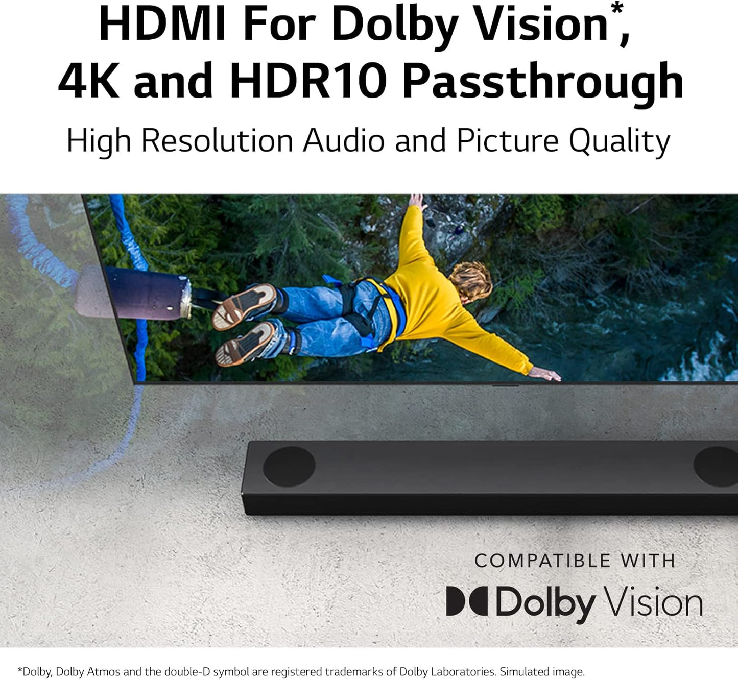 LG S80QY 3.1.3ch Soundbar Dolby Atmos Renewed Black