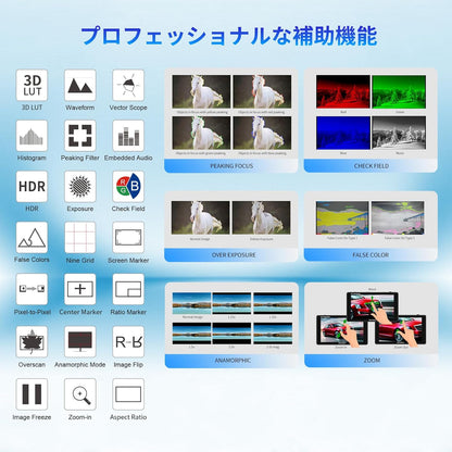 FEELWORLD T10 10.1" 4K HDMI Touchscreen Camera Monitor