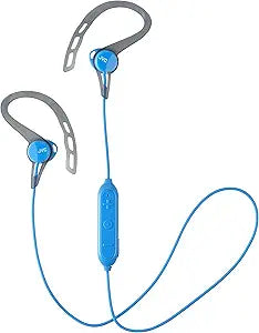 JVC HAEC20BTA Wireless Sports Ear Clip Headphones Blue